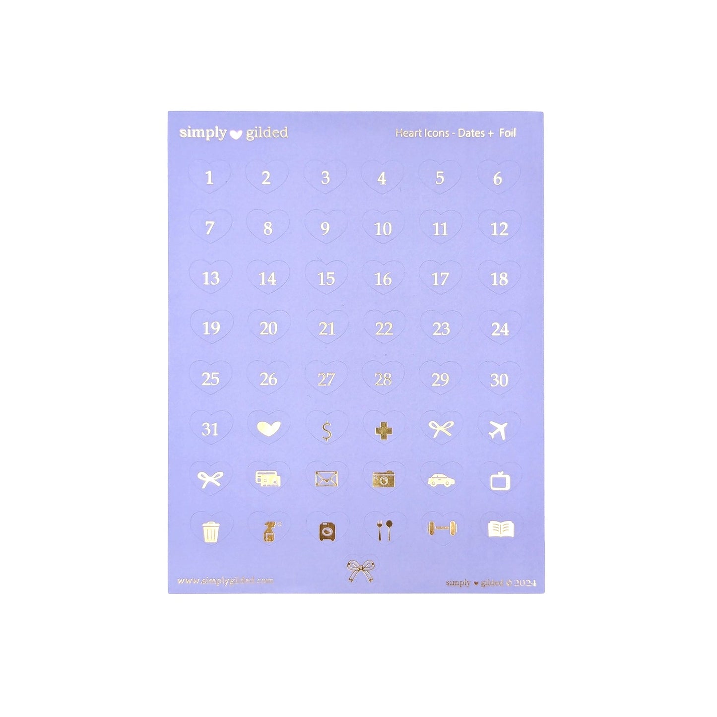 Colorful Date Dots (Dates) (you pick)