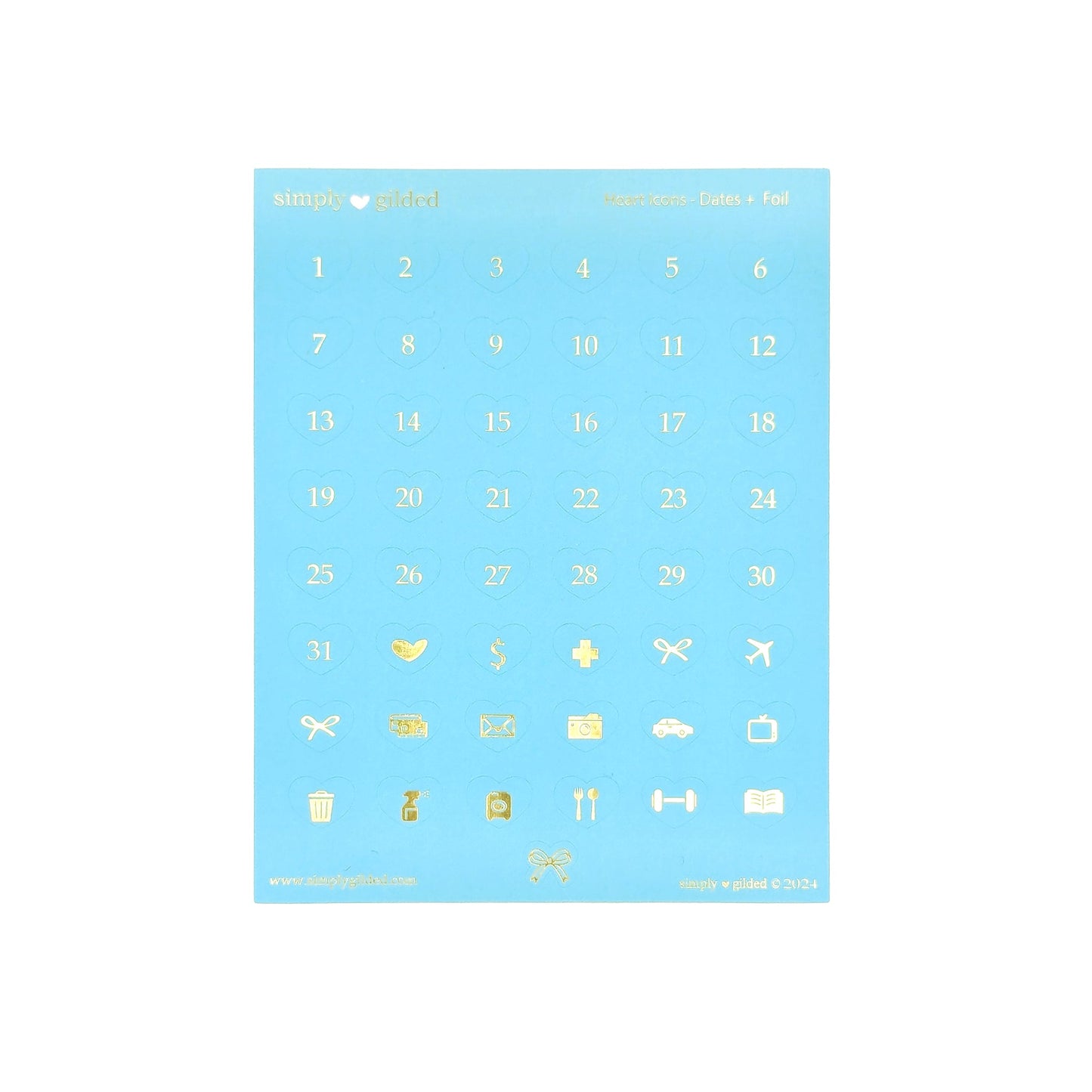 Colorful Date Dots (Dates) (you pick)