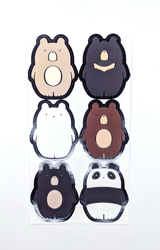 SEALS - Jasper & FRIENDS + glossy BLACK foil