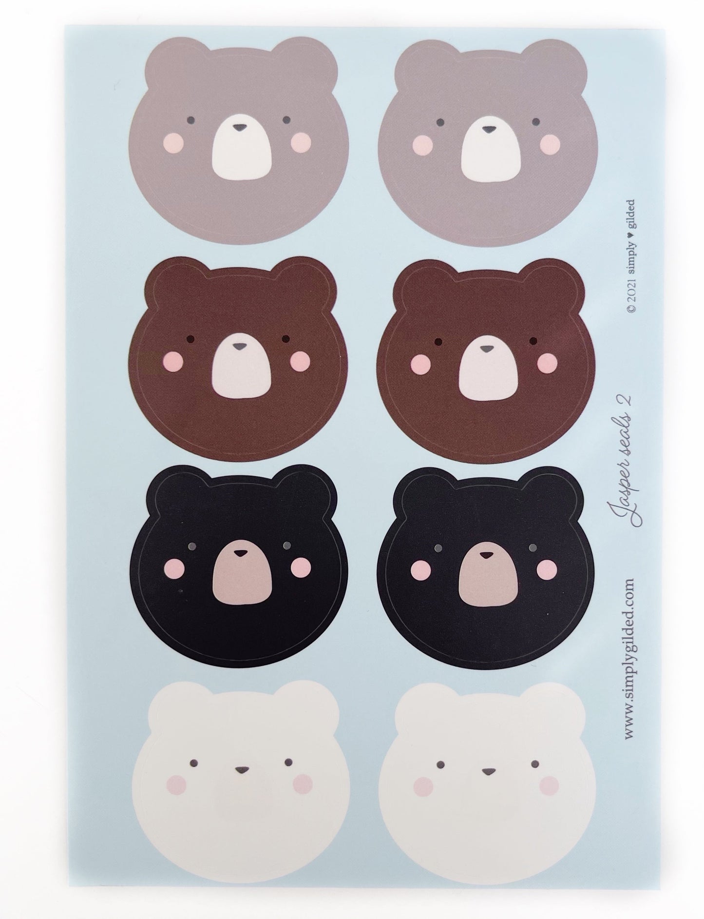 SEALS - Jasper 2 (blue background)